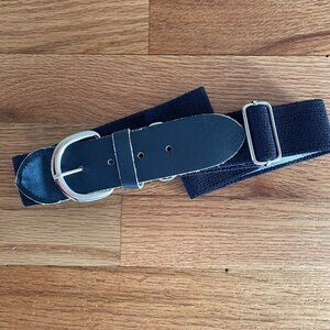 Navy Blue Adjustable Waist Baseball Softball Belt Youth Kids